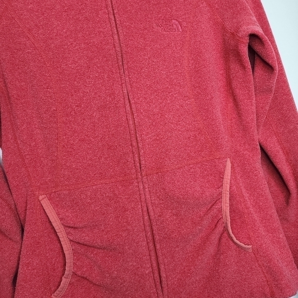 The North Face Terrycloth Full Zip Hoodie Jacket Polartec Small - Picture 3 of 13